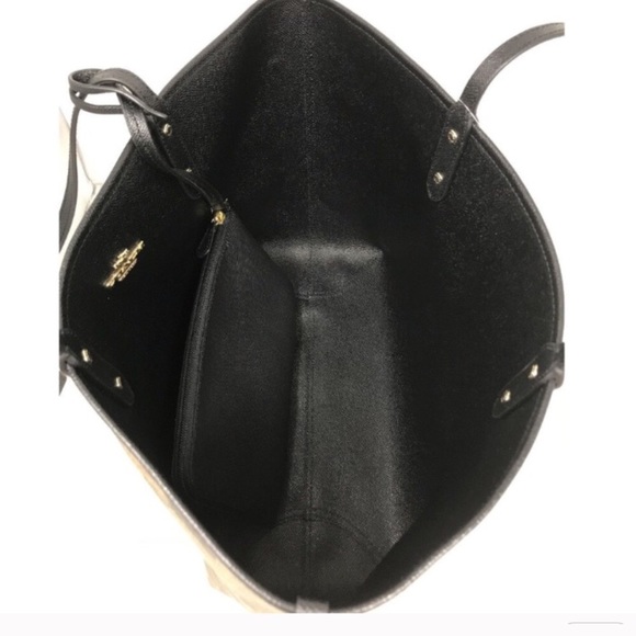 NWT Coach Reversible City Tote Bag Camo Rose - Picture 8 of 8